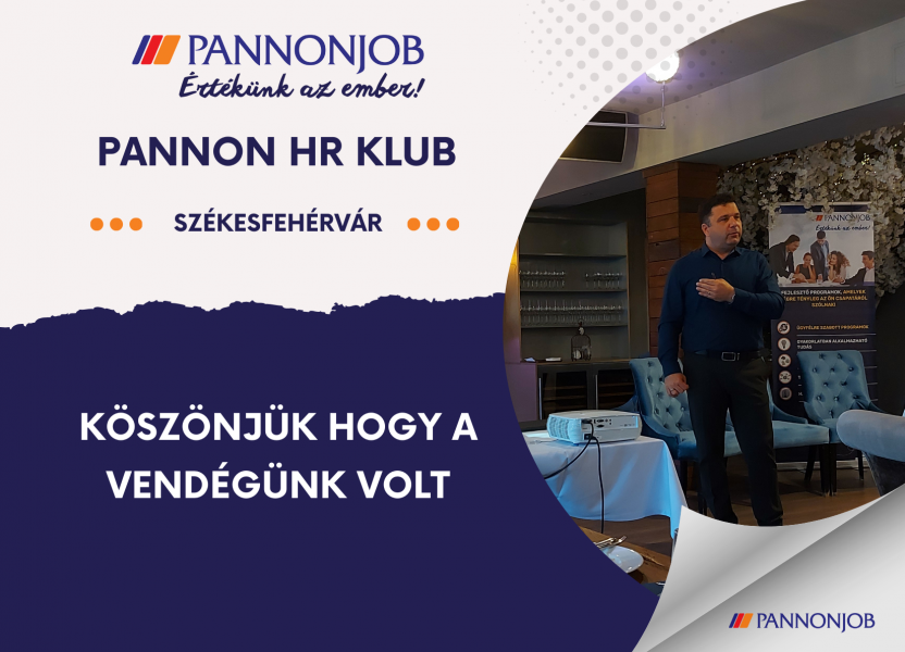 A Pannon HR Klub 3. állomása: Székesfehérvár